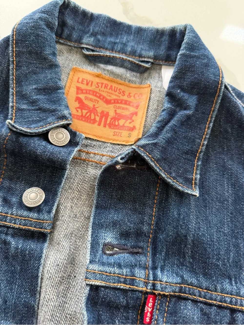 Vintage Levi’s Denim Jean Jacket Levi Great Condition Small